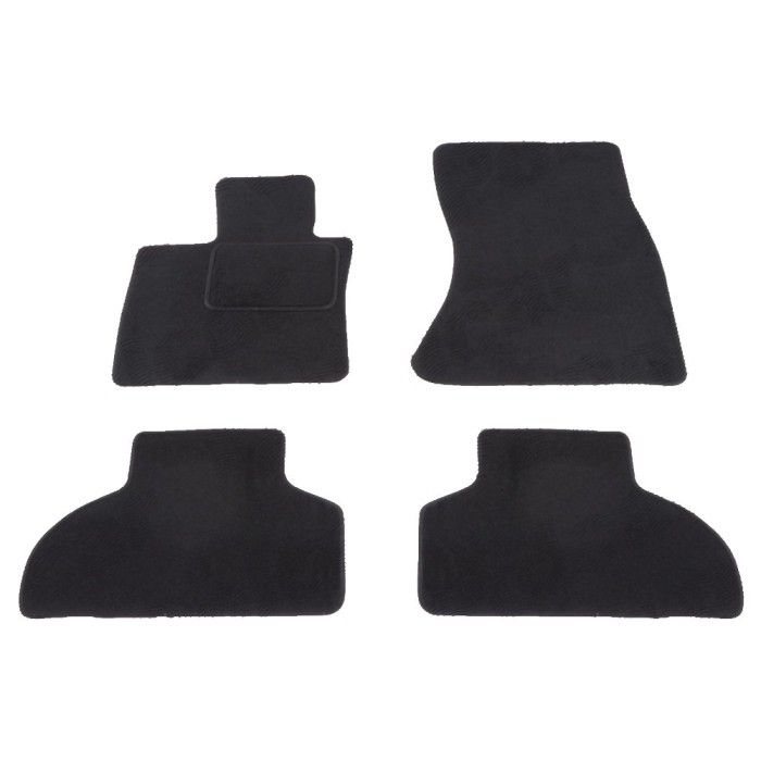 Set covorase auto mocheta Velor BMW X5 (F15/F85), 10.2013-03.2019, X6 (F16), 01.2014-12.2019, negru,