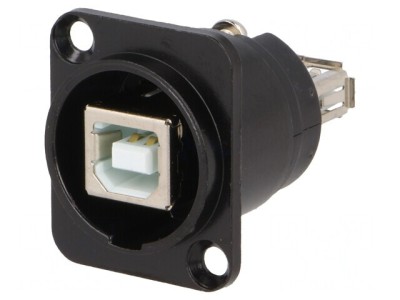 Adaptor USB 2.0 Metalic Soclu A-B foto