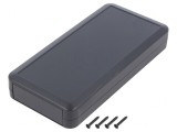 Carcasă universală 80x165x27mm gri &icirc;nchis ABS
