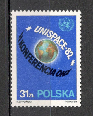 Polonia.1982 Conferinta ONU UNISPACE Viena MP.155 foto