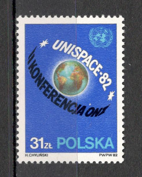 Polonia.1982 Conferinta ONU UNISPACE Viena MP.155