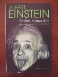 Albert Einstein - Cuvinte memorabile, Humanitas