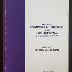 Principalele instrumente internaționale privind Drepturile Omului România,vol.II