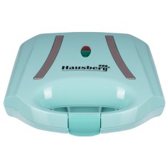 Sandwich-maker Hausberg HB-3535BL, 800 W, bleu, model grill foto