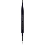 Kevyn Aucoin The Precision Brow Pencil creion pentru sprancene cu pensula culoare Dark Brunette 0,1 g