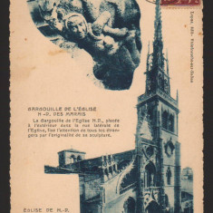 CPIB 16728 CARTE POSTALA - VILLEFRANCHE SUR SAONE, EGLISE DES MARAIS, 1930