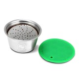 Cumpara ieftin Set Capsula cafea INOX Dolce Gusto Crema, reincarcabila/lavabila, certificare LFGB (standrad German)