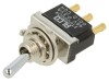 Comutator Basculant TE Connectivity SPDT ON-ON 2 pozitii, terminale lipire, placare aurit, material pin cupru