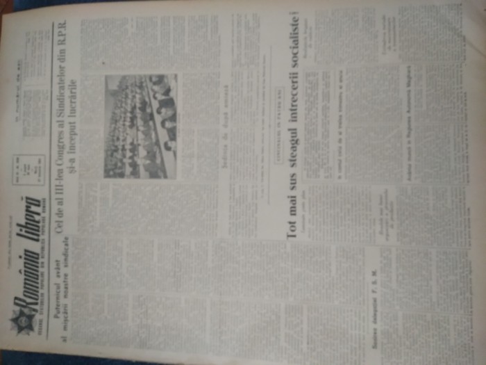 ZIAR ROMANIA LIBERA 27 IANUARIE 1953