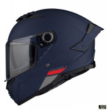 Casca integrala pentru scuter - motocicleta MT Thunder 4 SV A7 albastru mat (ochelari soare integrati) &ndash; tip viziera MT-V-28B XL (61/62cm)