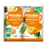 Supa Instant Bio Dovleac &amp; Legume Nat-ali, 2x8.5g, Fara Ulei de Palmier, Bogata in Fibre, Produs Franta