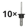 Set 10 cui fixare Citroen Berlingo, C3, C4, C5, C4 Cactus, Jumper, Jumpy, Peugeot 207, 208, 3008, 308, 407, 5008, Partner, Boxer, Expert, multe aplic, Rapid