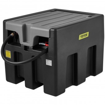 Rezervor portabil cu pompa de transfer pentru motorina Vevor 220 l, debit 40 l/min, pompa 140W, 12V/DC foto