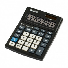 Calculator de birou 12 digiti, 137 x 102 x 31 mm, Eleven CMB1201-BK