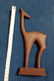 Statueta din lemn stil minimalist/scandinav cerb 25 cm. inaltime