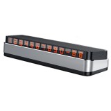 Suport Numar de Telefon pentru Parcare Auto, Flippy, Suport pentru Numarul de telefon, Pop-Up pentru Ascundere, Banda Adeziva Inclusa, 150 x 52 x 60 m