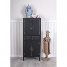 Cabinet exotic din lemn masiv negru MYA005