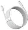 CABLU alimentare si date Baseus Simple Wisdom,Fast Charging Data Cable pt.smartphone,USB Type-C la Lighting PD 20W (2buc/set),1.5m, alb &quot;TZCATLZJ-02&quot;