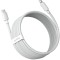 CABLU alimentare si date Baseus Simple Wisdom,Fast Charging Data Cable pt.smartphone,USB Type-C la Lighting PD 20W (2buc/set),1.5m, alb &quot;TZCATLZJ-02&quot;