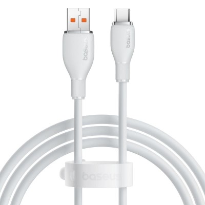 Cablu Baseus Pudding 100W, 1.2m, alb foto