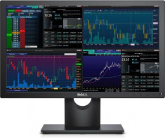 Monitor TN LED Dell 18.5inch E1916H, HD Ready (1366 x 768), VGA, DisplayPort, 5 ms (Negru) foto