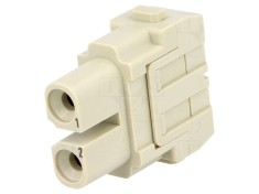 Conector HDC mamă 2 PIN terminal cu șurub