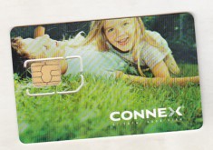 bnk card Cartela telefonica de colectie - SIM Connex - stare perfecta - RO-CON-GSM-0013