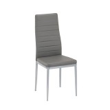 Scaun bucatarie Tino NOVA, gri, 96x50x41 cm, metal,  130kg,  fara brate, bucatarie/living