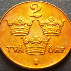 Moneda istorica 2 ORE - SUEDIA, anul 1950 * cod 3427 A