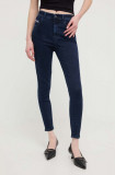 Diesel jeans 1984 SLANDY-HIGH femei, culoarea bleumarin, A03597.09H80