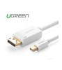 Cablu mini DisplayPort tata la Displayport tata-Lungime 1.5 Metri-Culoare Alb, Ugreen