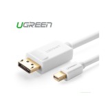 Cablu mini DisplayPort tata la Displayport tata-Lungime 1.5 Metri-Culoare Alb