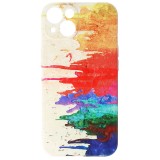 Husa iPhone 13, TPU 6D Aquarelle, Protectie Premium, Design Unic