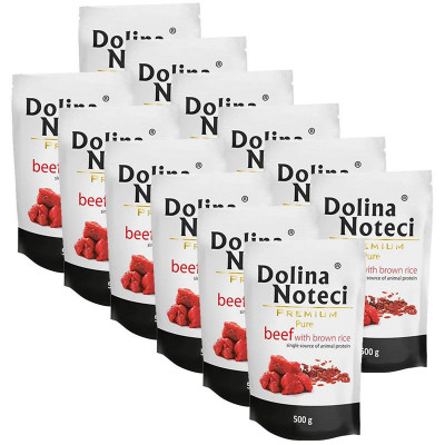 Dolina Noteci Premium Pure Beef with Brown Rice 12 x 500 g foto