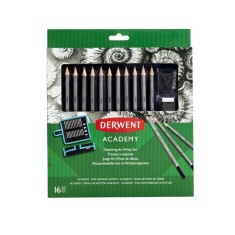 Set portbail desen pentru schițe Derwent academy, 16 buc foto