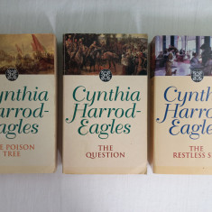 CYNTHIA HARROD-EAGLES- THE MORLAND DYNASTY, 3 VOLUME IN LIMBA ENGLEZA= PACHET