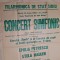 CONCERT SIMFONIC Johannes Brahms solista Emilia Petrescu afis /reclama anul 1983
