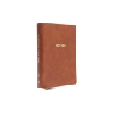 Nkjv, Foundation Study Bible, Large Print, Leathersoft, Brown, Red Letter, Thumb Indexed, Comfort Print: Holy Bible, New King James Version