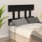 vidaXL Tăblie de pat, negru, 78,5x3x81 cm, lemn masiv de pin 819099