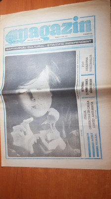 ziarul magazin 2 iunie 1990-reinfintarea muzeului de arta populara foto