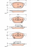 TRW GDB3476 COTEC set placute frana,frana disc