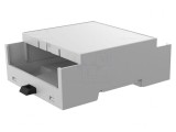 Carcasă pentru șină DIN, gri, 90x71,1x32mm, 4 module