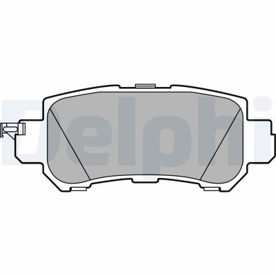 DELPHI LP2482 set placute frana,frana disc foto