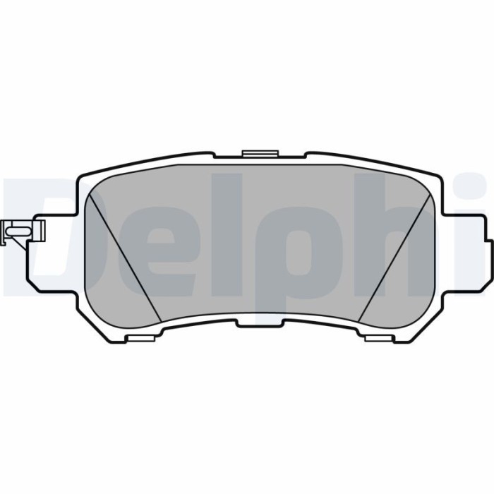 DELPHI LP2482 set placute frana,frana disc