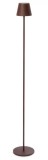 Lampadar metal maro cu led Etna 17x115 cm