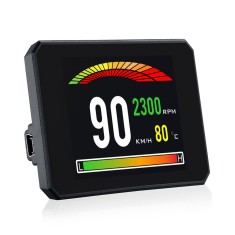 Sistem Monitor Auto Techstar P16 OBD2 HUD, Afisaj Head-Up Display pentru Monitorizare Viteza, RPM si Performanta Auto foto