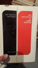 MIC DICTIONAR AL LIMBII ROMANE-ANA CANARACHE foto