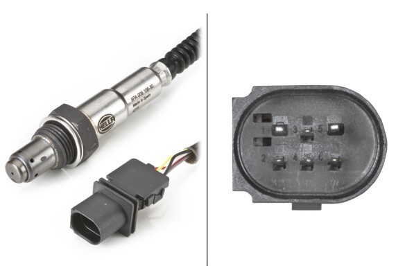 HELLA 6PA 009 166-801 Sonda Lambda