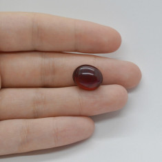 Cabochon granat hessonit 15x12x6mm c96