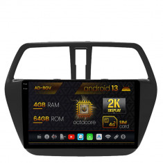 Navigatie Suzuki SX4 S-Cross (2012-2016), Android 13, V-Octacore 4GB RAM + 64GB ROM, 9.5 Inch - AD-BGV9004+AD-BGRKIT305